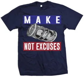 Make Money Not Excuses - Navy T-Shirt