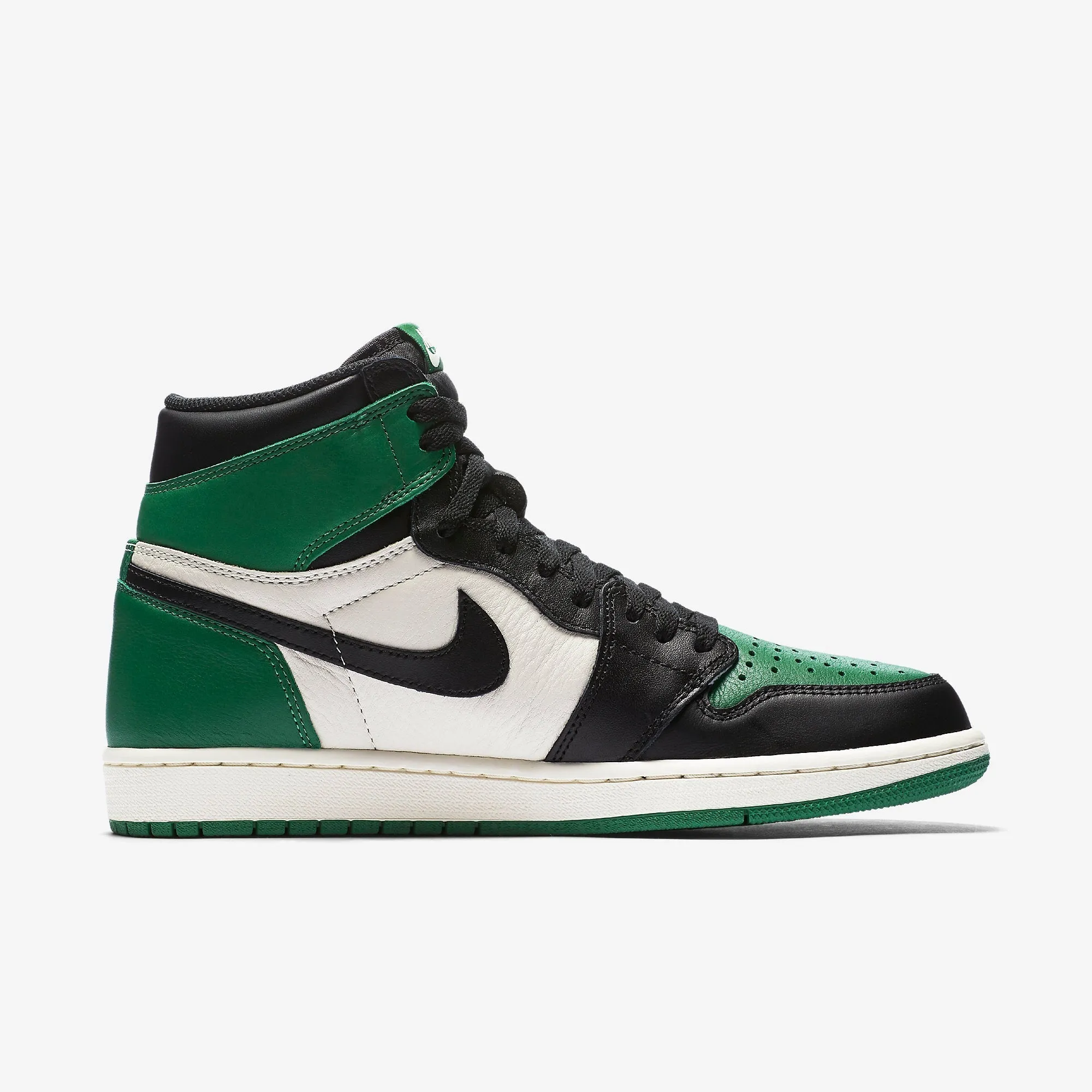 (Men's) Air Jordan 1 Retro High OG 'Pine Green 1.0' (2018) 555088-302