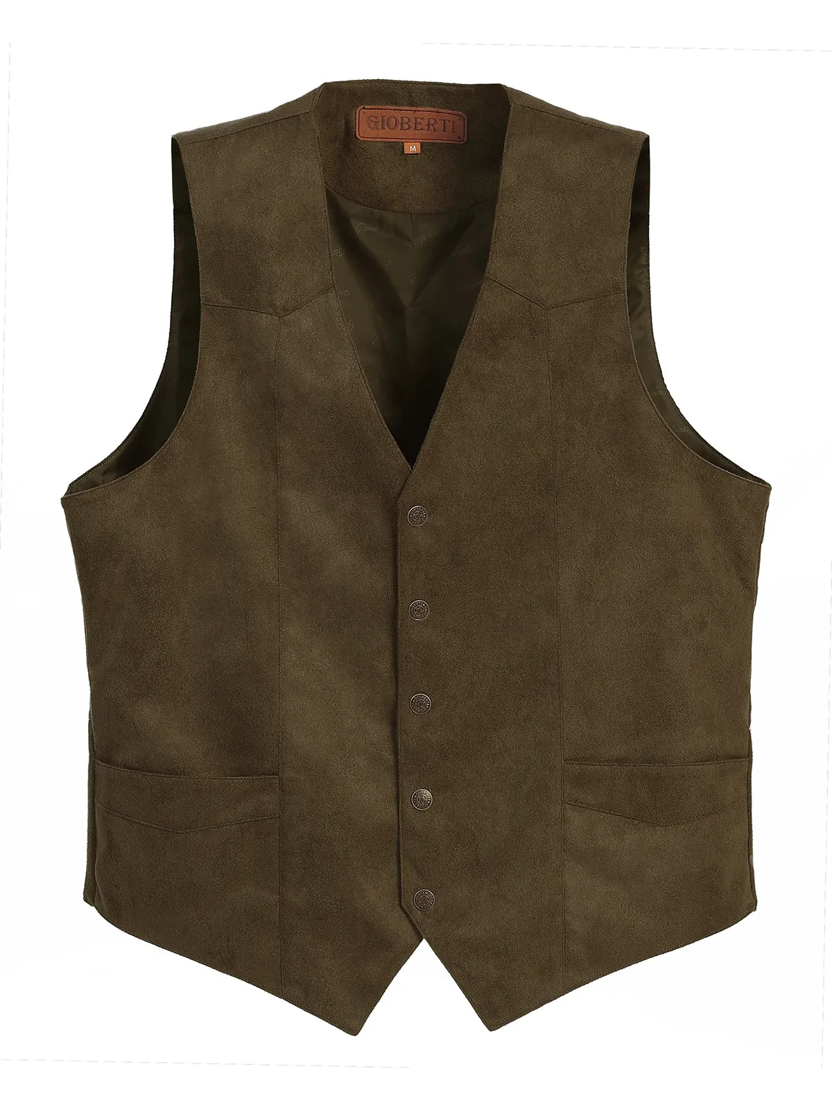 Men's Faux Suede Vest