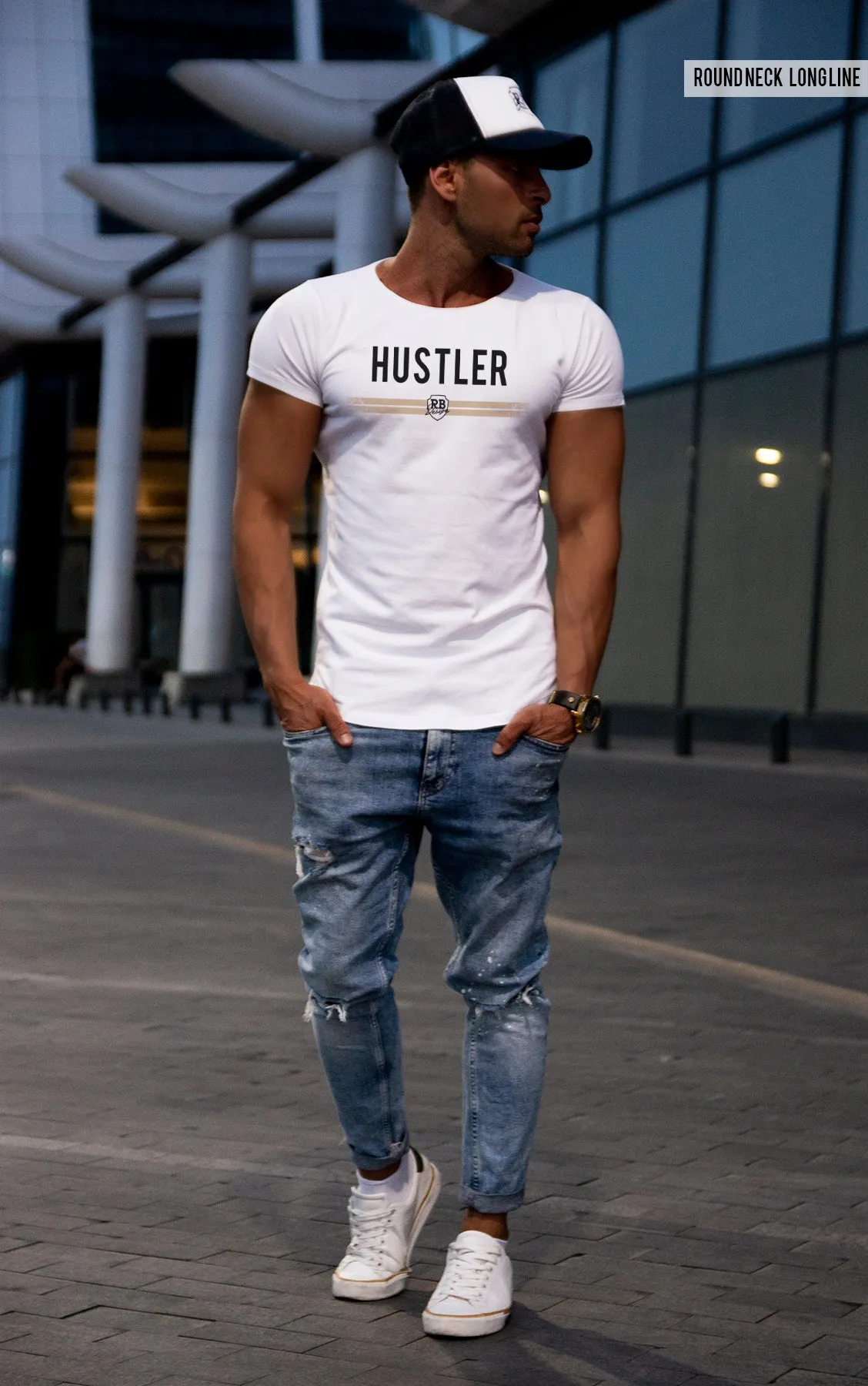 Men's T-shirt "HUSTLER" MD975