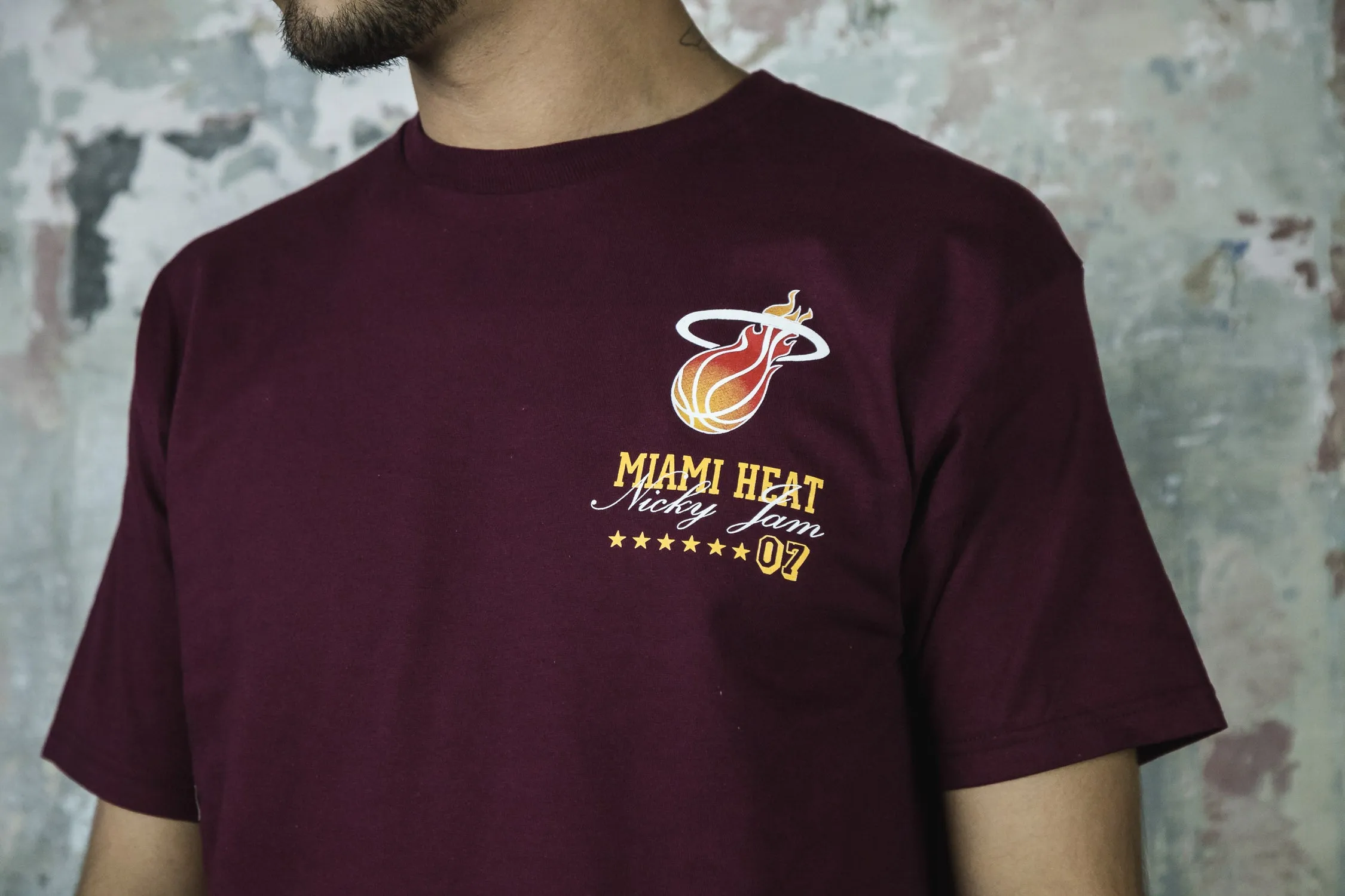 Mitchell & Ness x Nicky Jam Miami Heat T-Shirt