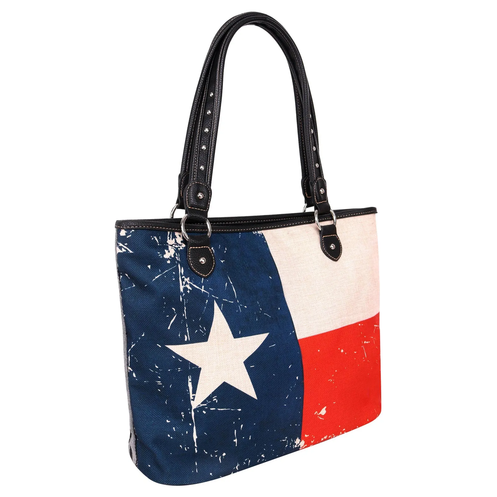 Montana West Texas Flag Canvas Tote Bag