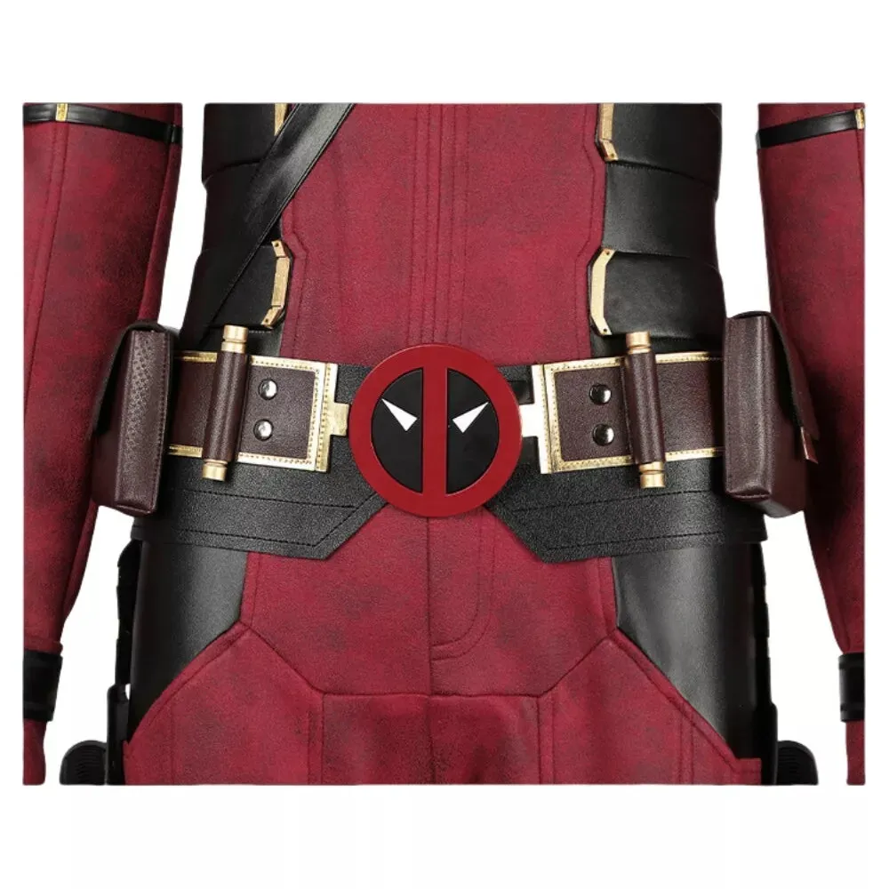 【Neu eingetroffen】Xcoser 2024 Deadpool 3 Lady Deadpool Cosplay Kostüm Overall Maske Outfit für Halloween