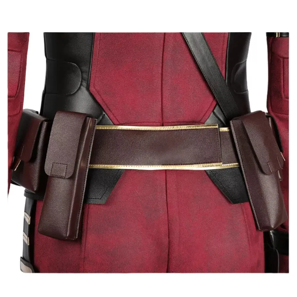 【Neu eingetroffen】Xcoser 2024 Deadpool 3 Lady Deadpool Cosplay Kostüm Overall Maske Outfit für Halloween