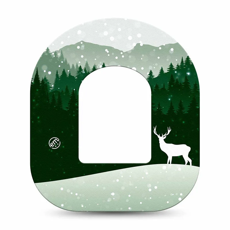 Omnipod ExpressionMed tapes: Winter wonderland