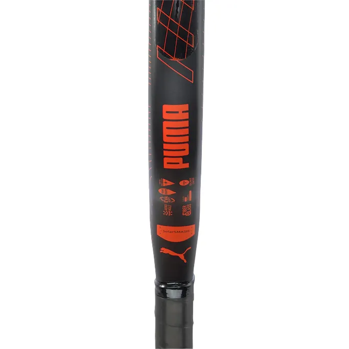 Puma SolarSMASH 049005 01 padel racket black-red 