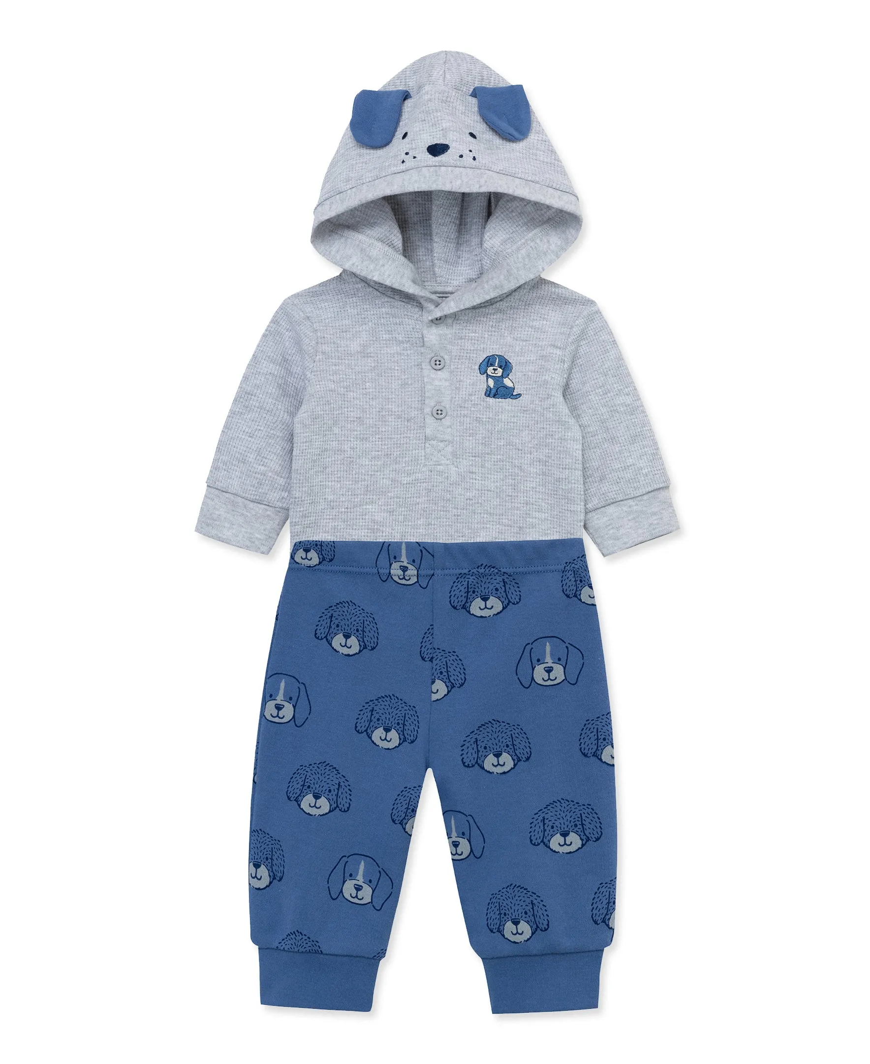 Puppy Bodysuit & Pant Set (3M-12M)