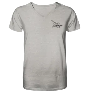 "Art Line Stingray" - Herren Premium Organic V-Neck Shirt