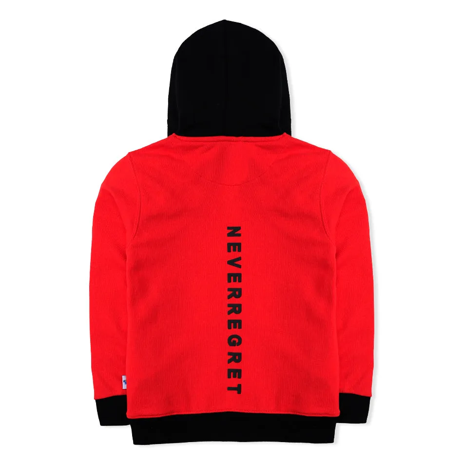 Red Black Pullover Hoodie