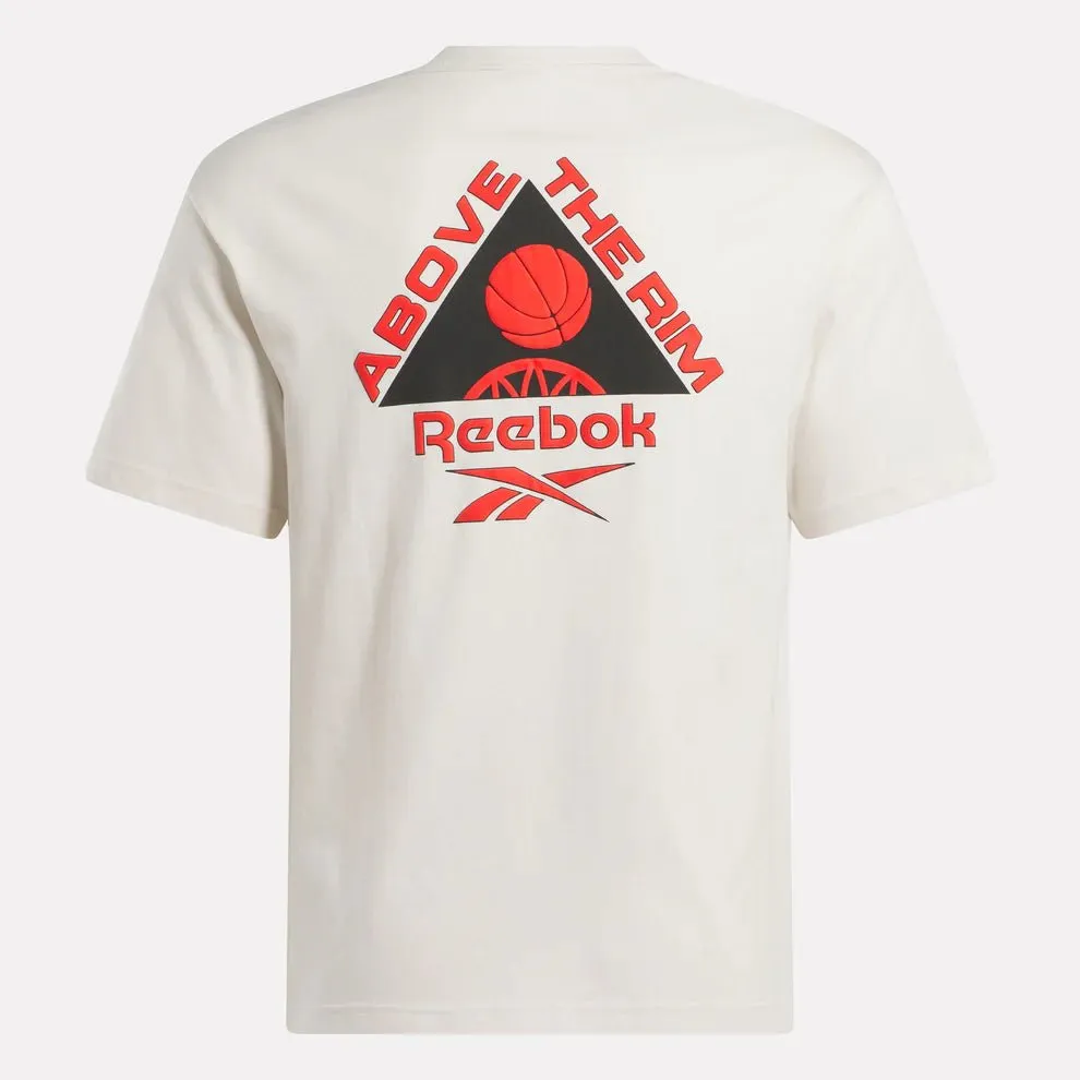 REEBOK MEN'S ATR HOOPWEAR CREAM TEE