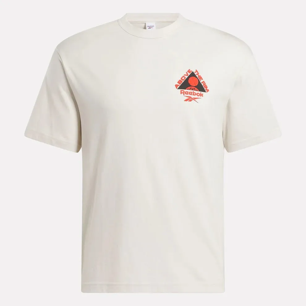 REEBOK MEN'S ATR HOOPWEAR CREAM TEE