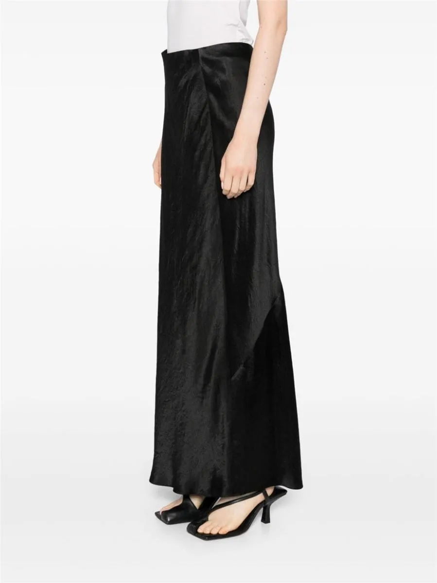 SATIN MAXI SKIRT