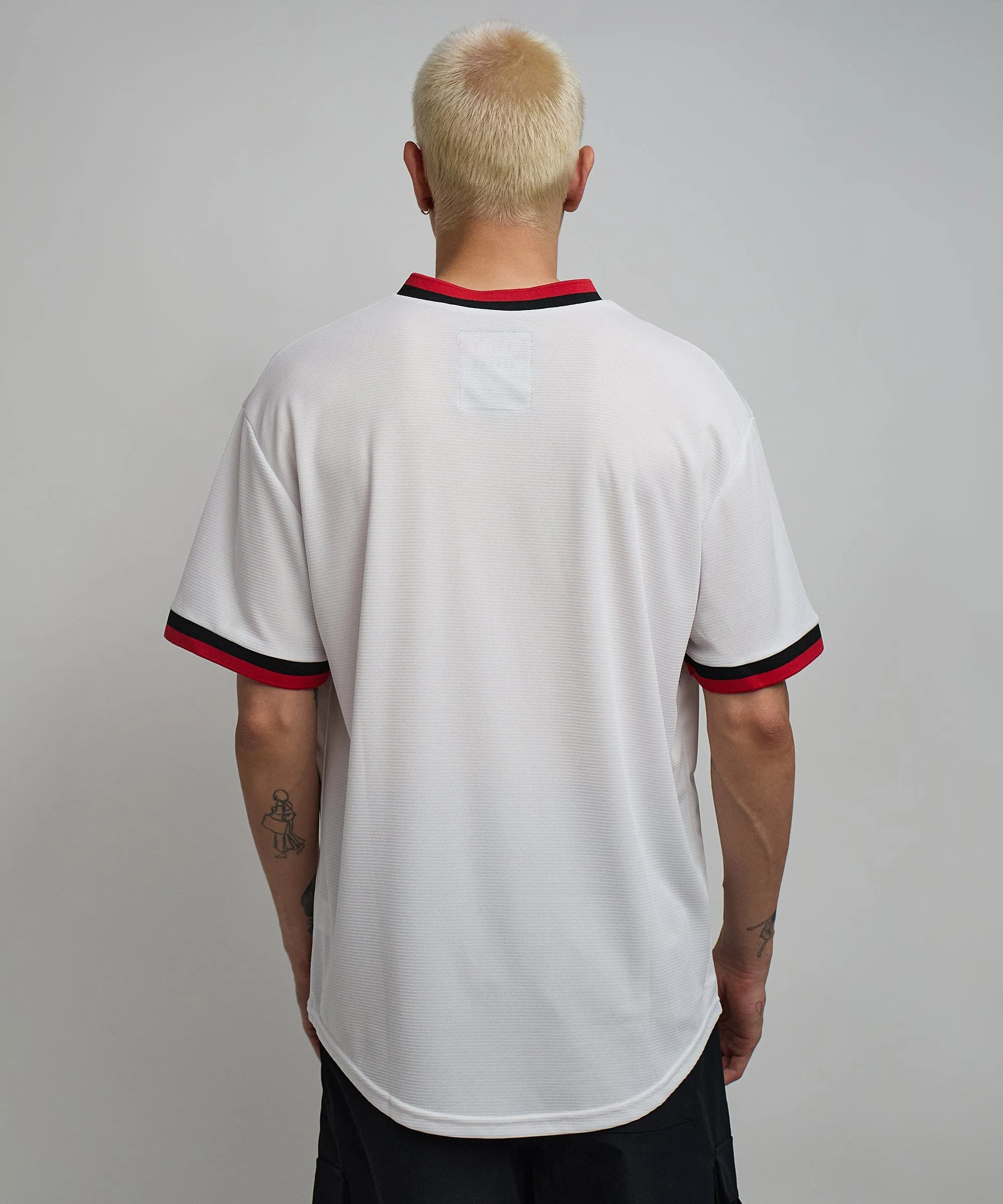 Scarface™ Pinstripe Baseball Jersey - White