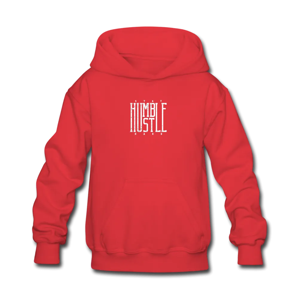 Stay Humble Hustle Hard Kids' Hoodie