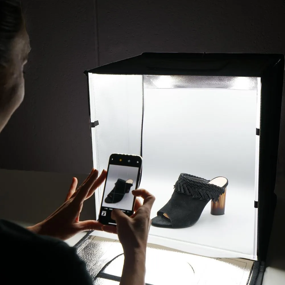 'STUDIO PAL' Foldable Product Photography LED Lighting Box (In 3 Sizes)