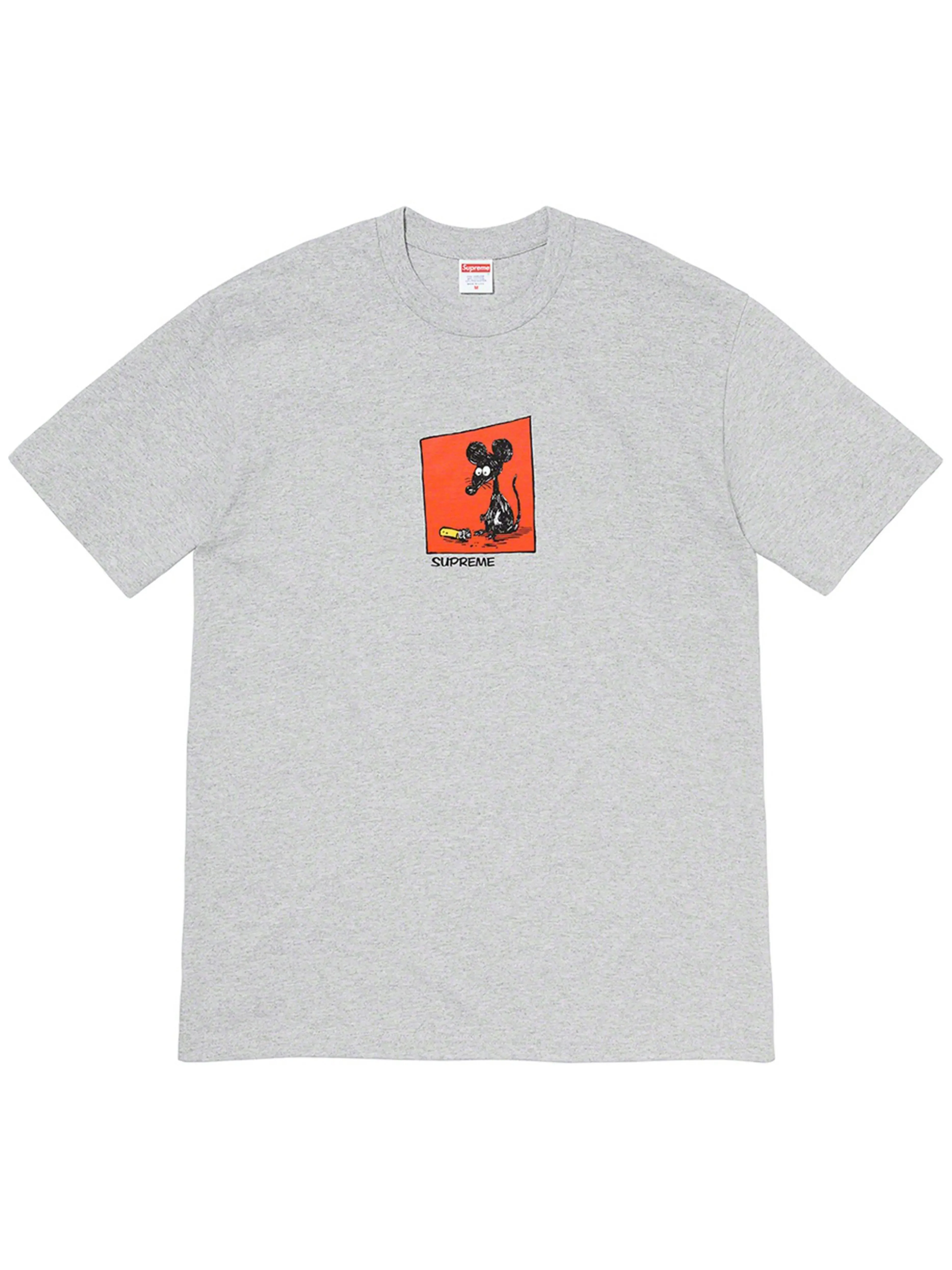 Supreme Mouse Tee Heather Grey [SS21]