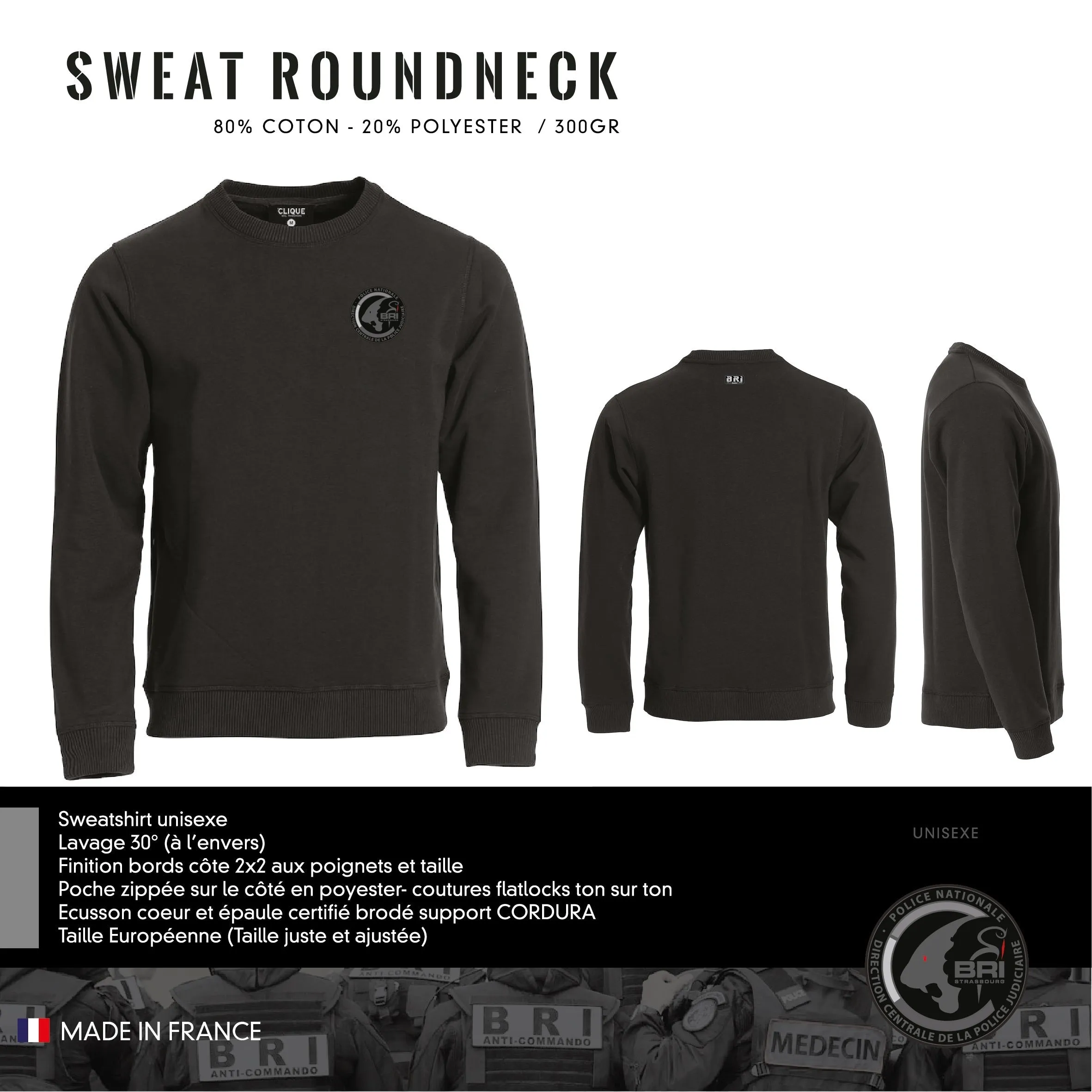 Sweat Roundneck BRI Strasbourg