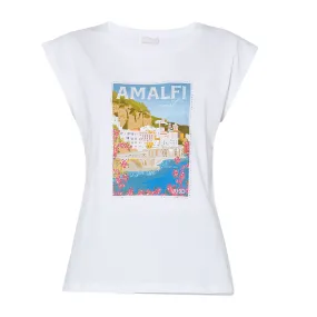 T-shirt Donna Liu-Jo Amalfi Bianco