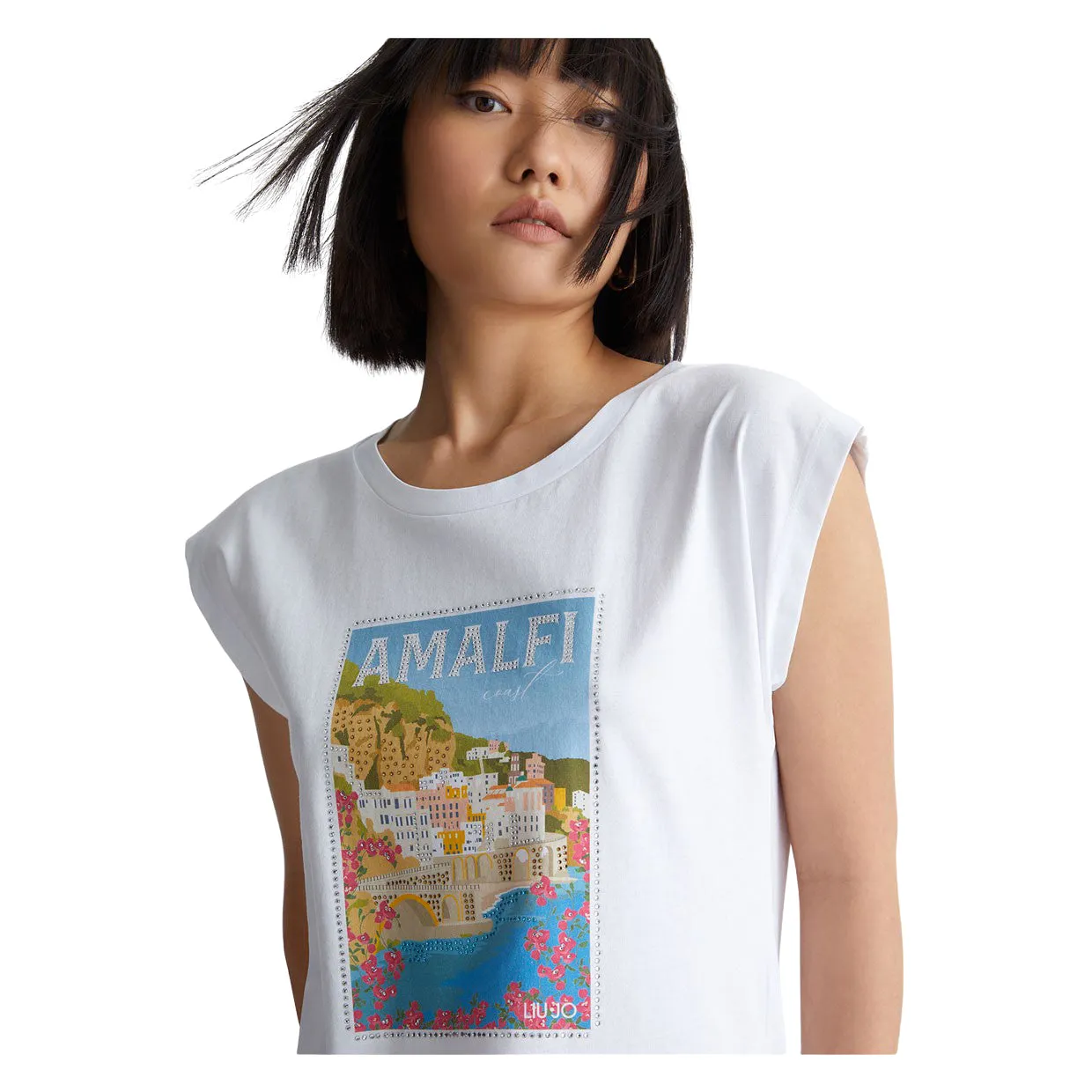 T-shirt Donna Liu-Jo Amalfi Bianco