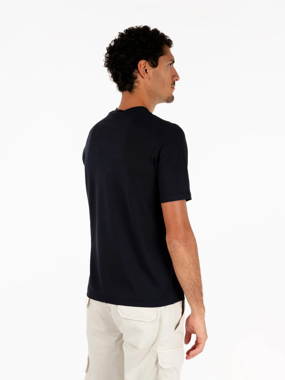 T-shirt in cotone navy