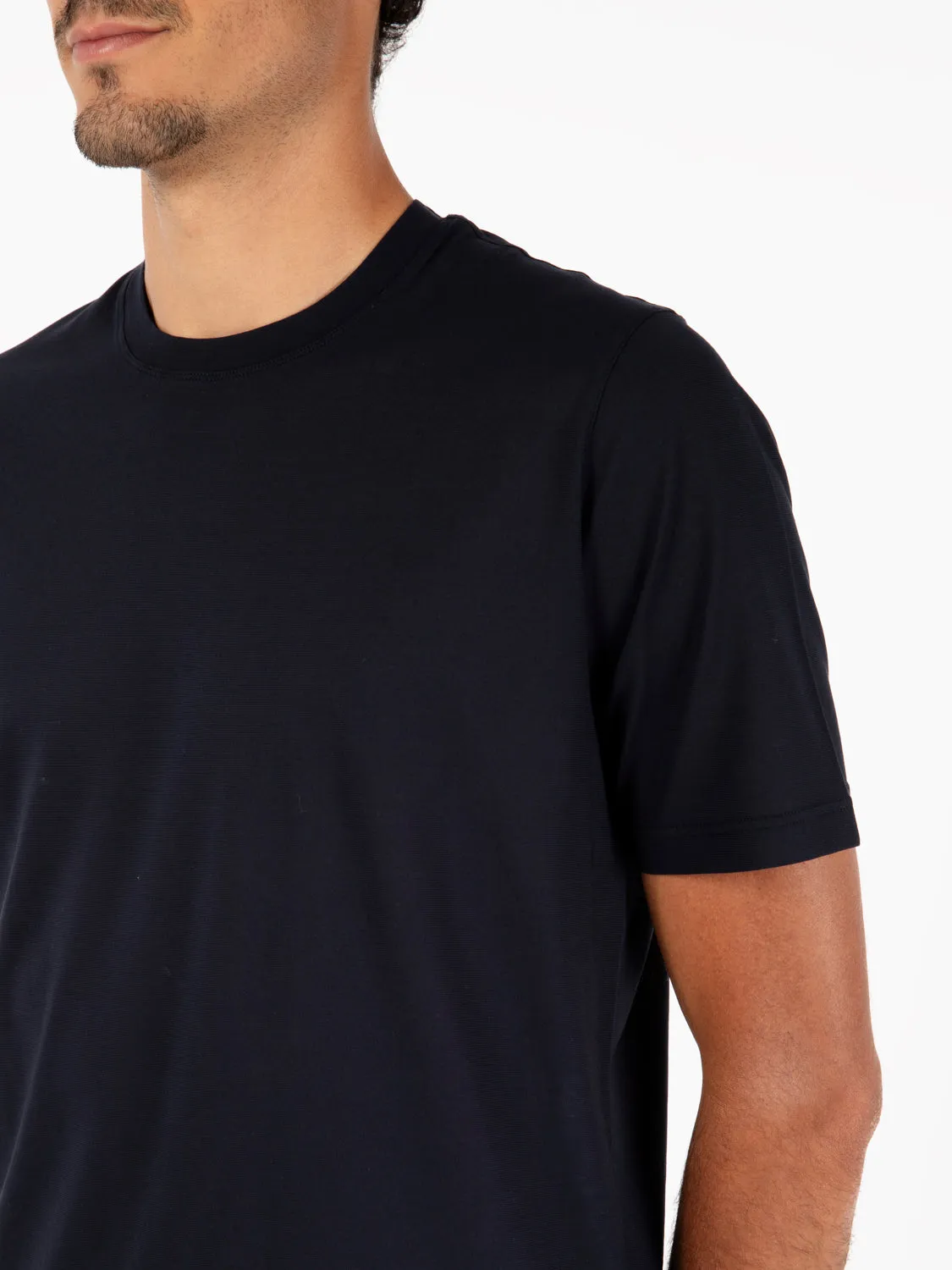 T-shirt in cotone navy