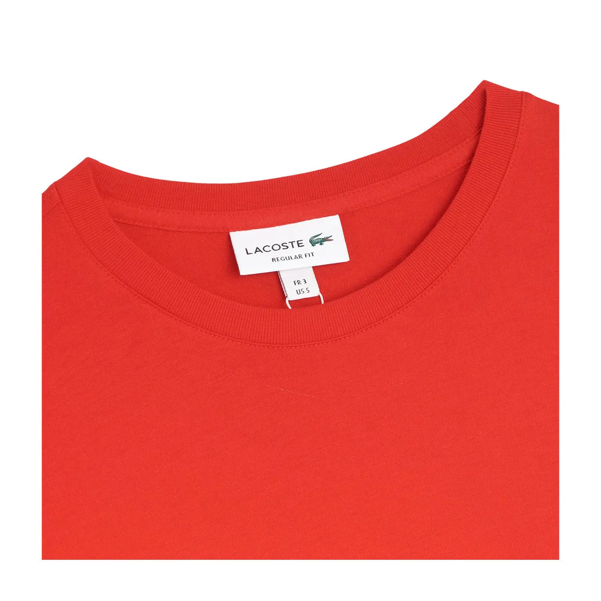 T-shirt Lacoste Girocollo Rosso