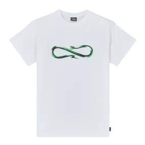 T-shirt Propaganda Logo Steel Bianco