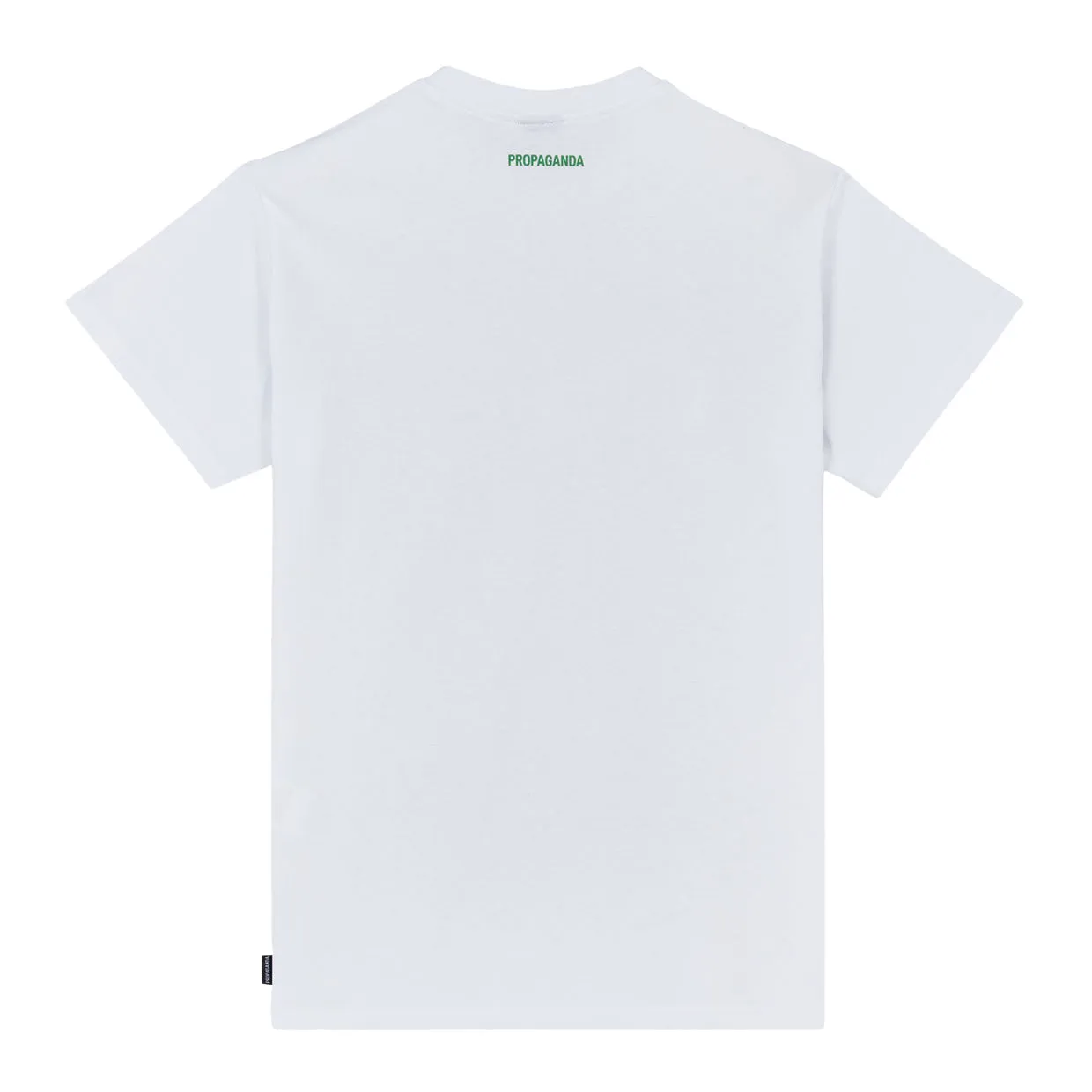 T-shirt Propaganda Logo Steel Bianco