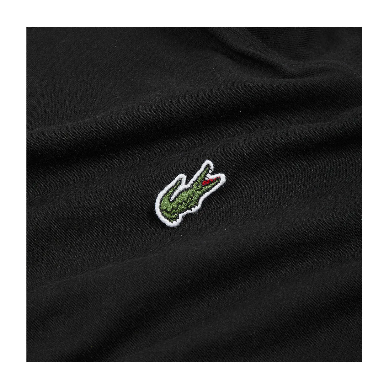 T-shirt Uomo Lacoste Girocollo Nero