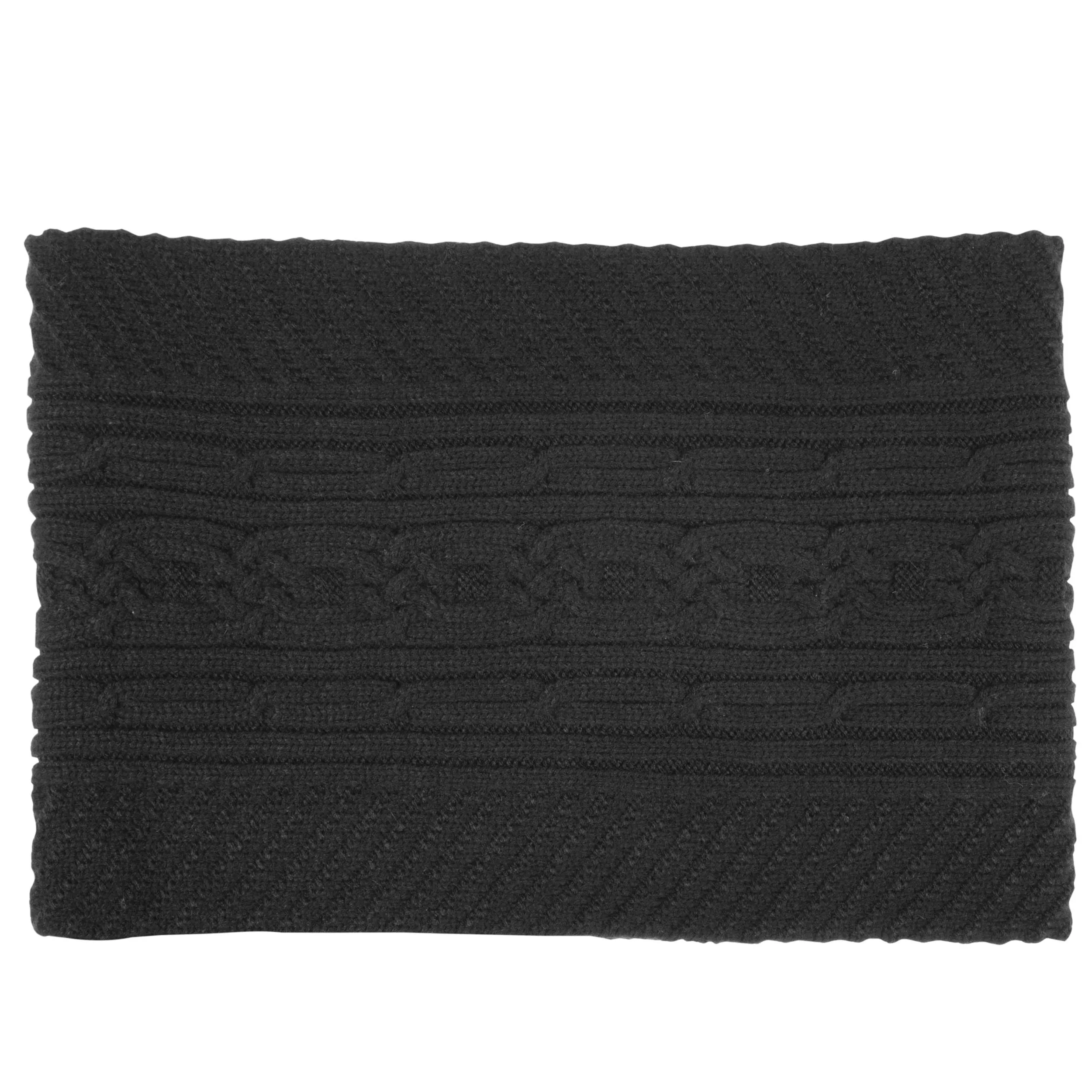 Tour de cou Femme maille d'Aran Noir