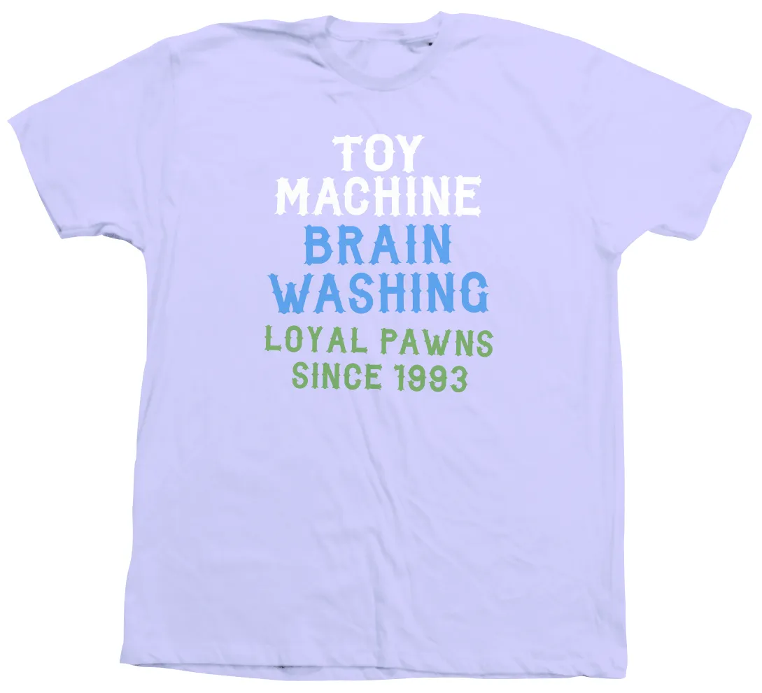 TOY MACHINE T-SHIRT BRAINWASH LAVENDER