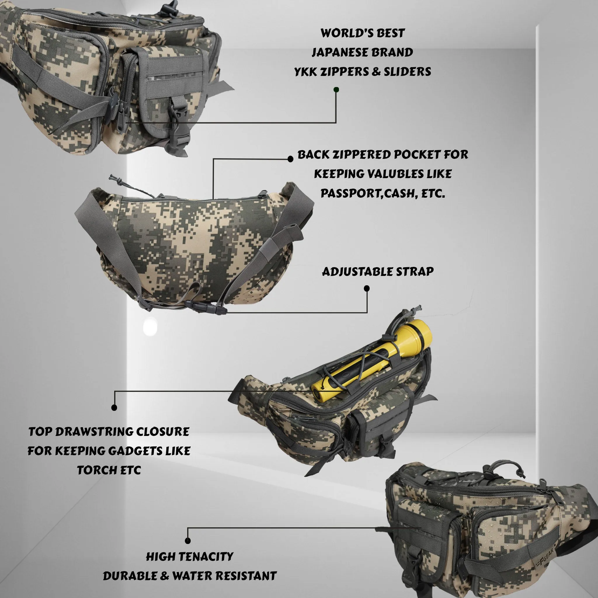 Trail Marpat ACV Camo Waist Pouch