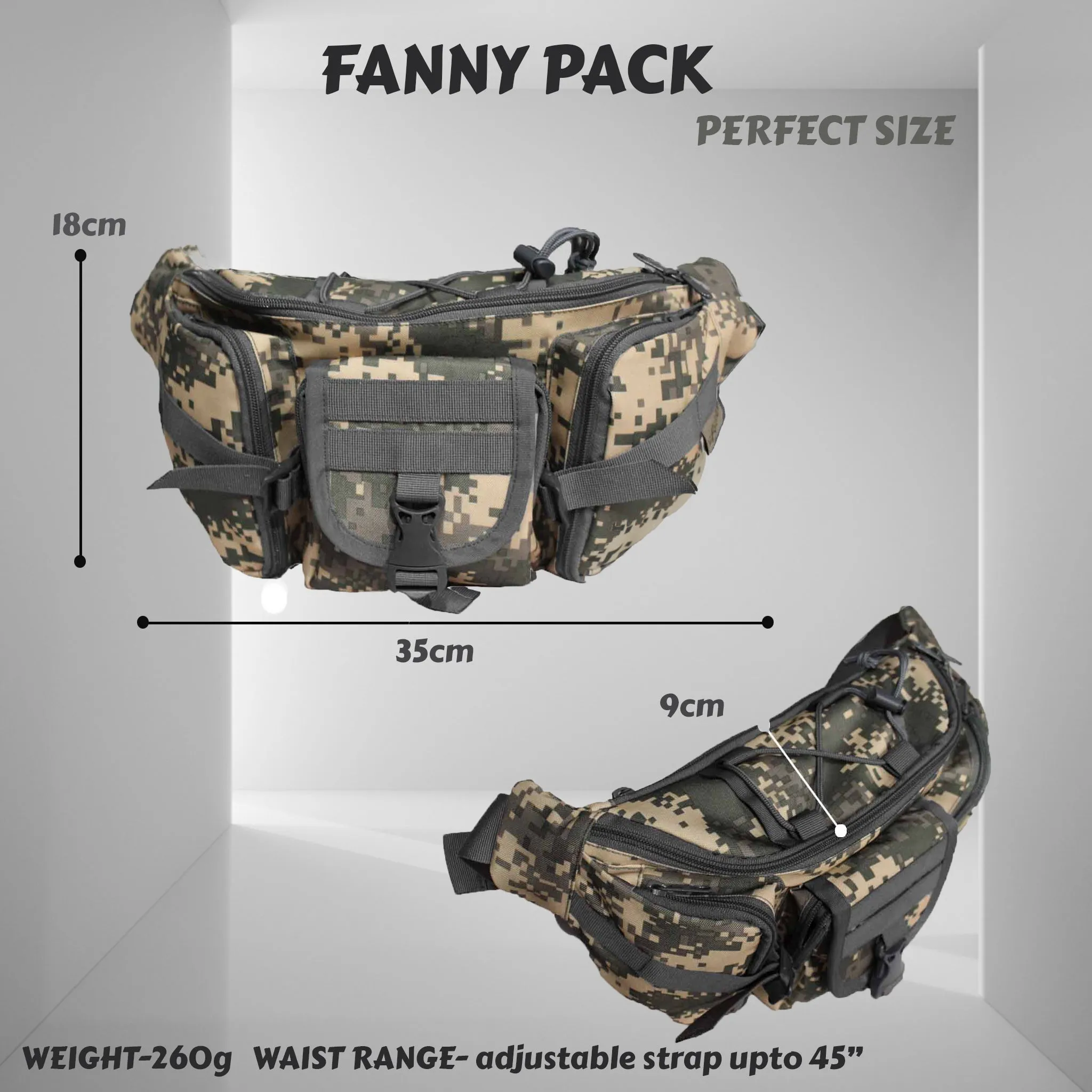 Trail Marpat ACV Camo Waist Pouch