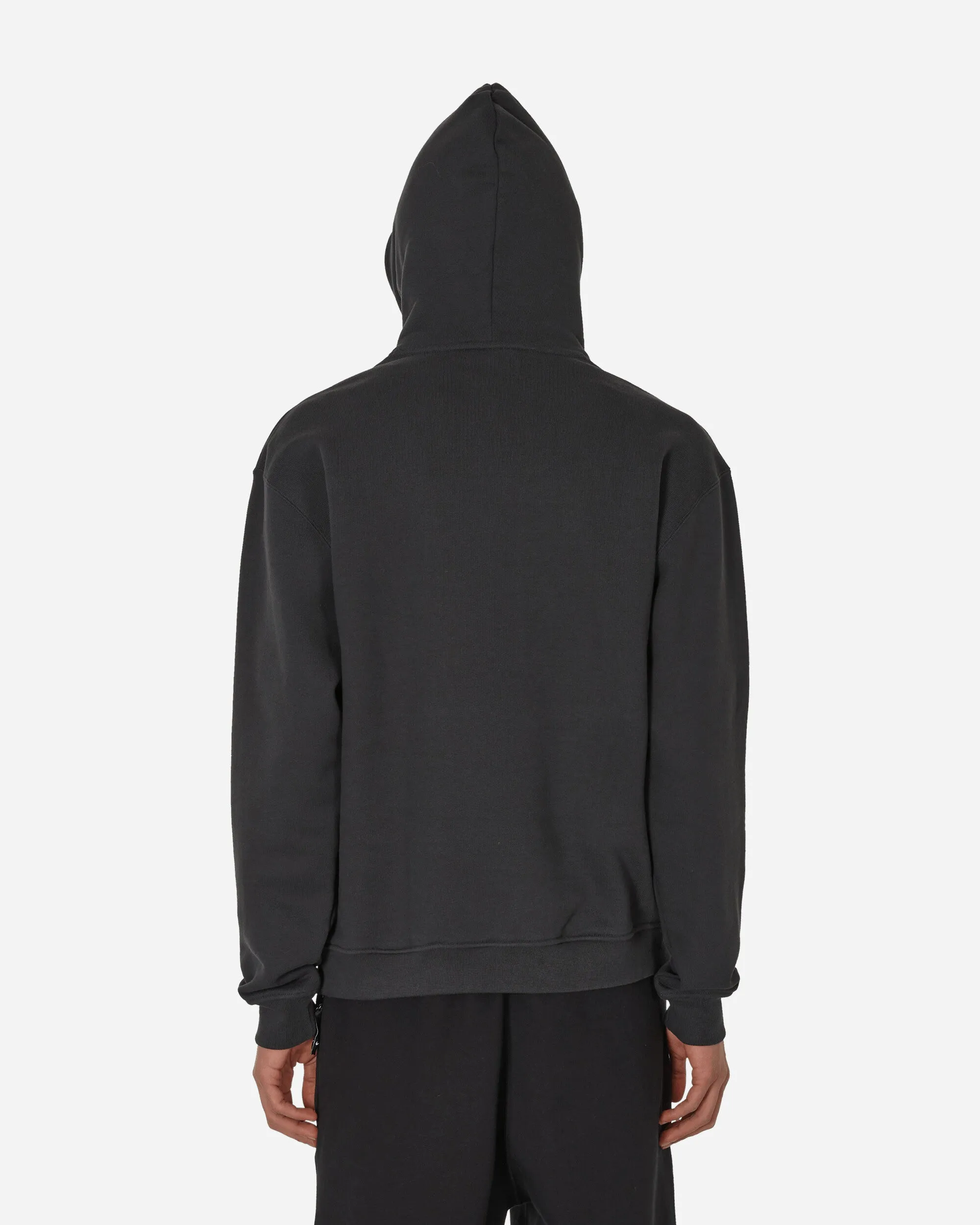 Wordmark Fleece Hooded Sweatshirt Off Noir