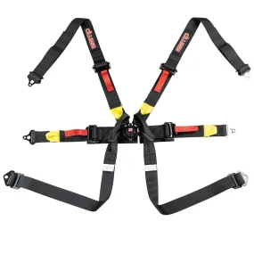 Zamp 6 Point Racing Harness 2" Pull-Down/Pull-Out FIA 8853-2016